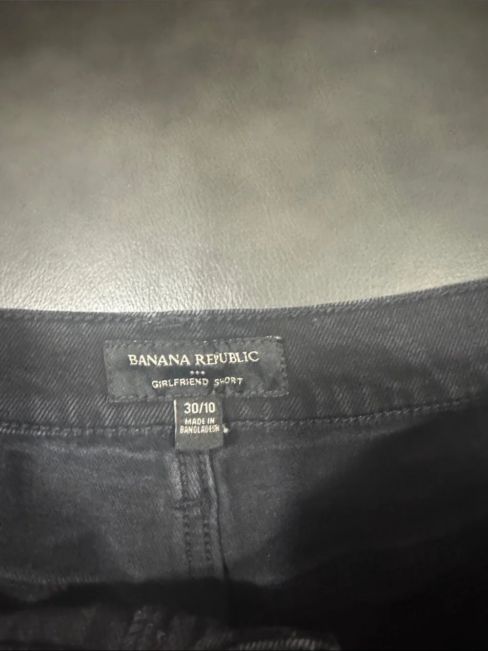 Banana Republic Black Denim Jean Shorts